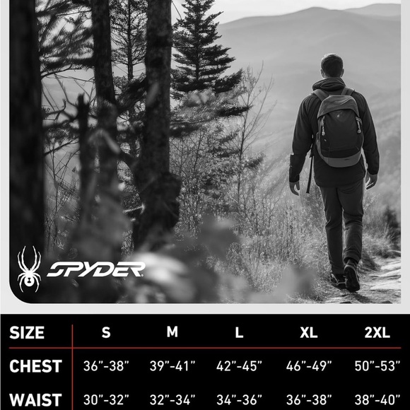 Spyder Black Full-Zip Jacket - Picture 5 of 6